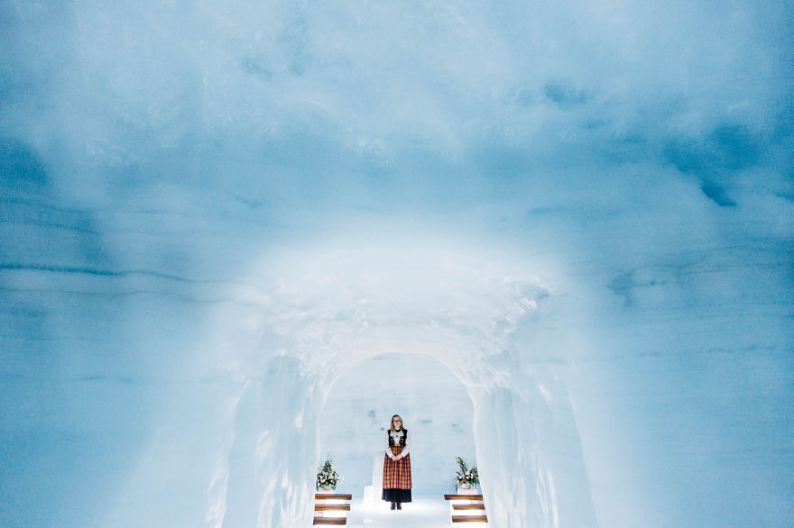 &#8216;I Do&#8217; Inside A Glacier In Iceland