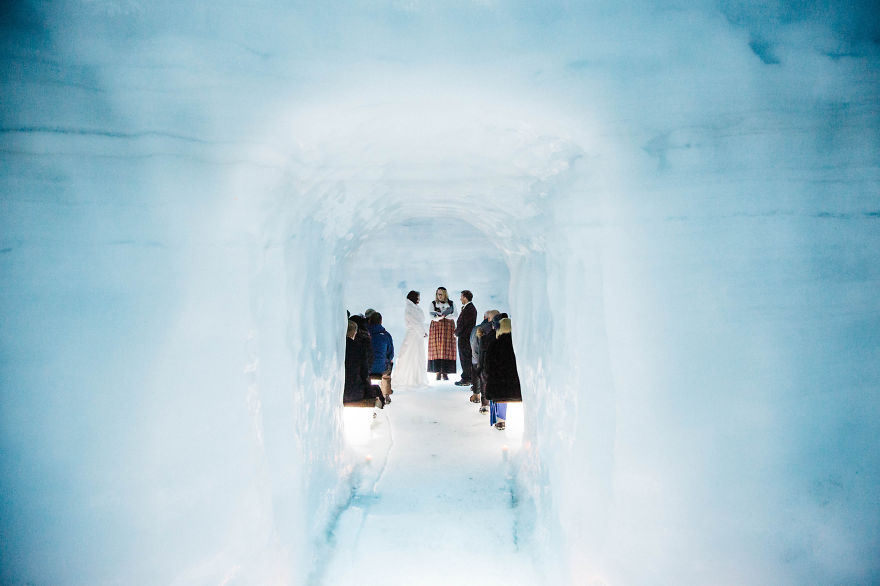 &#8216;I Do&#8217; Inside A Glacier In Iceland