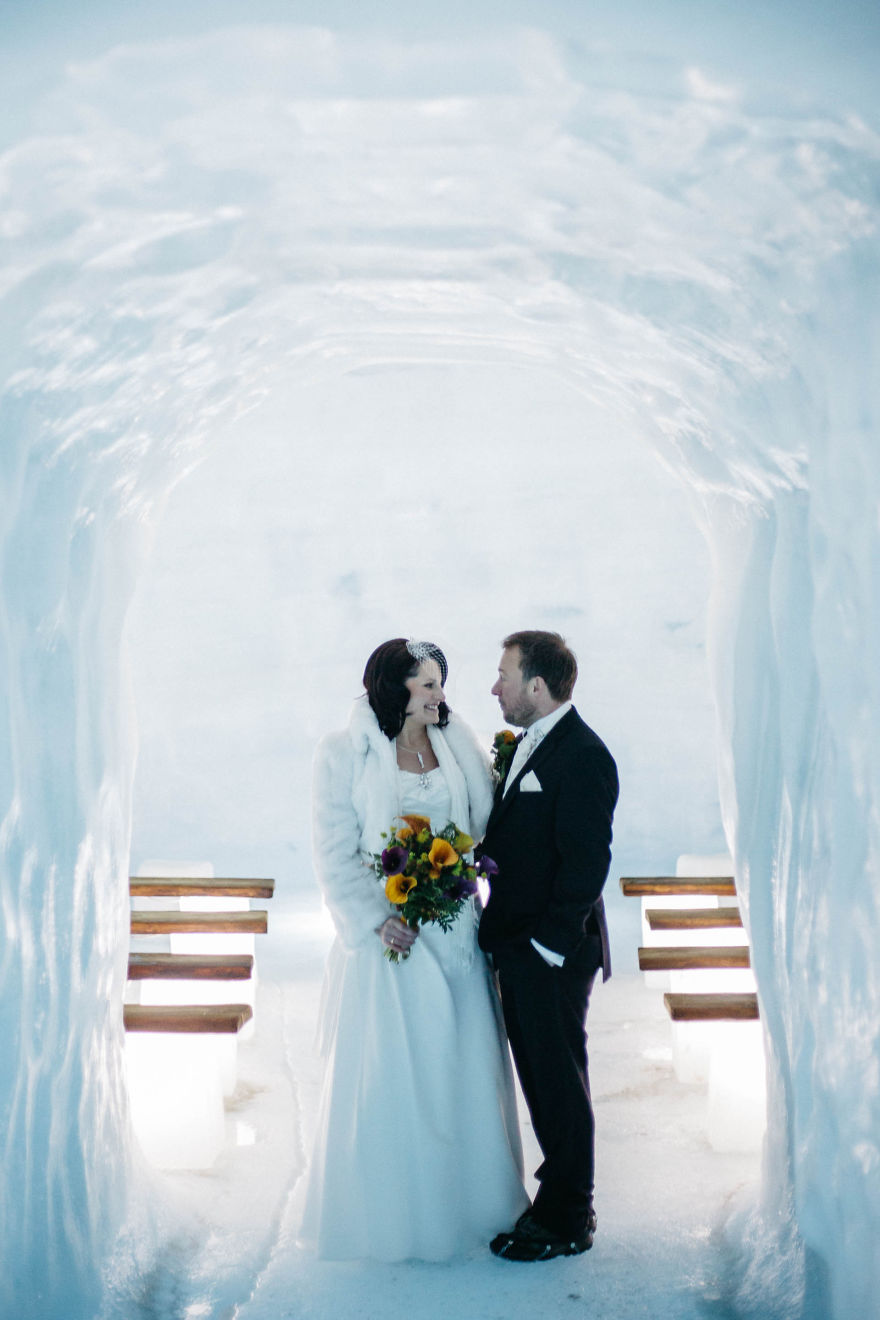 &#8216;I Do&#8217; Inside A Glacier In Iceland