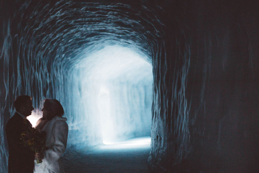 &#8216;I Do&#8217; Inside A Glacier In Iceland