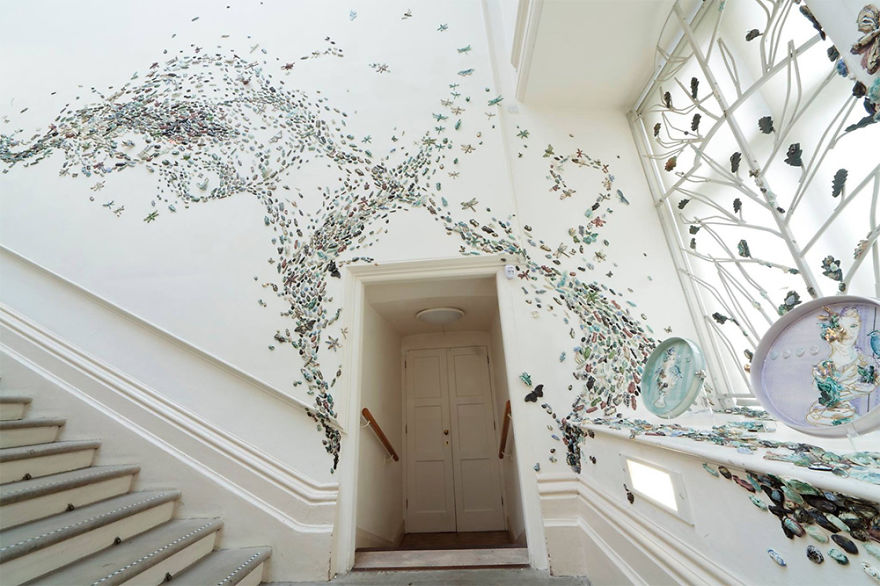 I Handmade 10,000 Ceramic Beetles To Crawl Across Gallery Walls