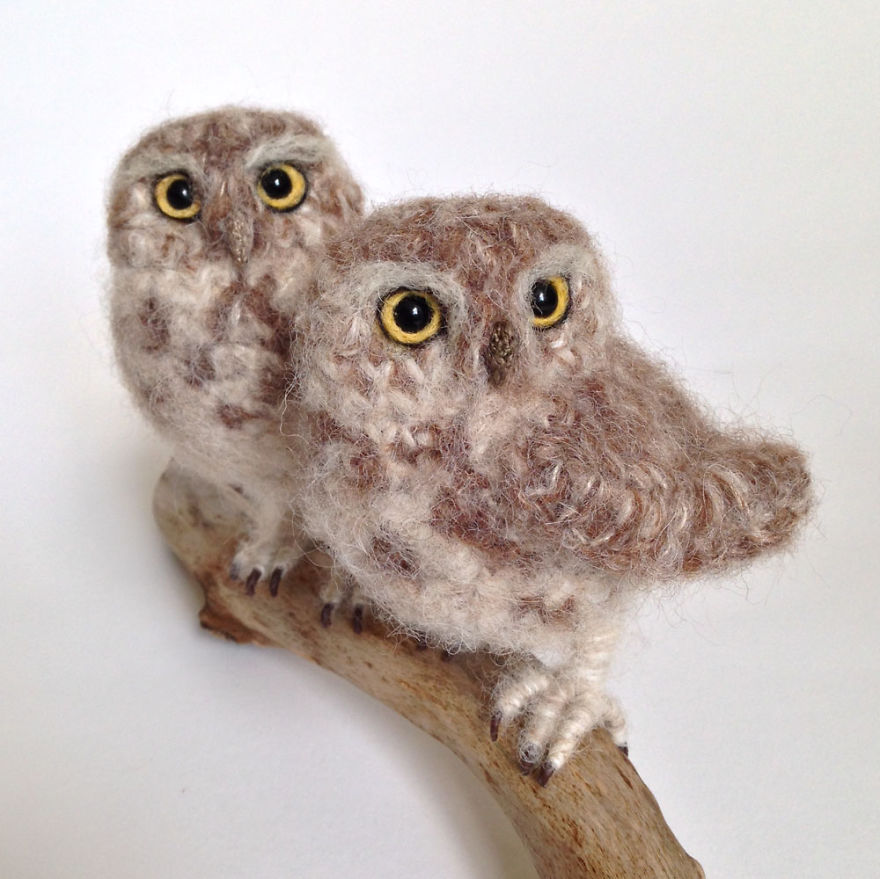 I Make Realistic Crocheted Birds Out Of Wool I Make Realistic Crocheted Birds Out Of Wool