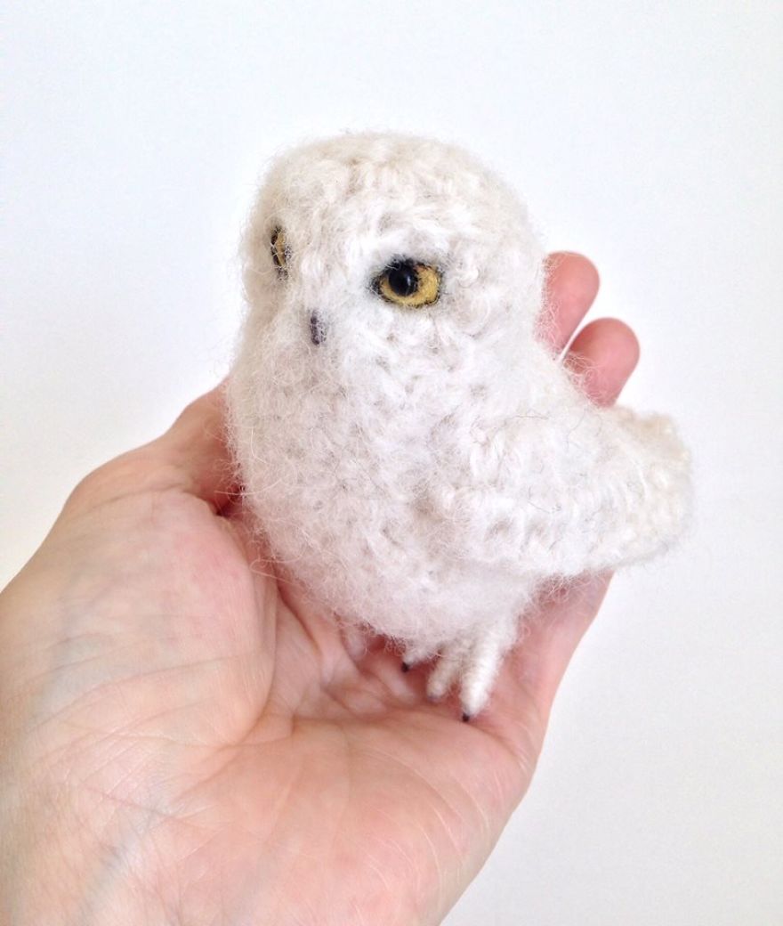 I Make Realistic Crocheted Birds Out Of Wool I Make Realistic Crocheted Birds Out Of Wool