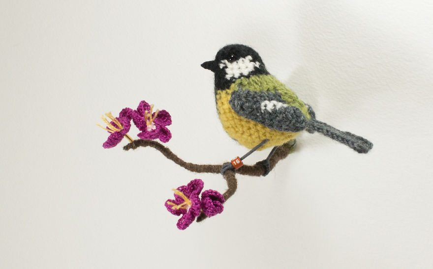 I Make Realistic Crocheted Birds Out Of Wool I Make Realistic Crocheted Birds Out Of Wool
