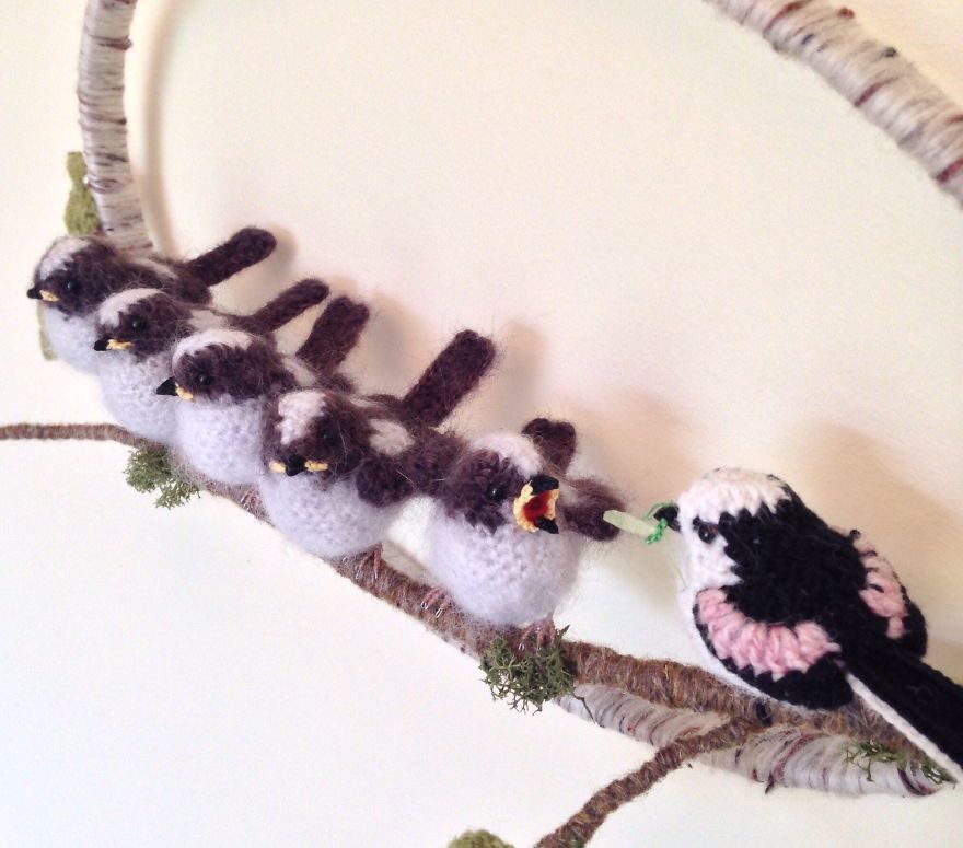 I Make Realistic Crocheted Birds Out Of Wool I Make Realistic Crocheted Birds Out Of Wool
