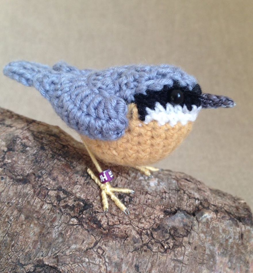 I Make Realistic Crocheted Birds Out Of Wool I Make Realistic Crocheted Birds Out Of Wool