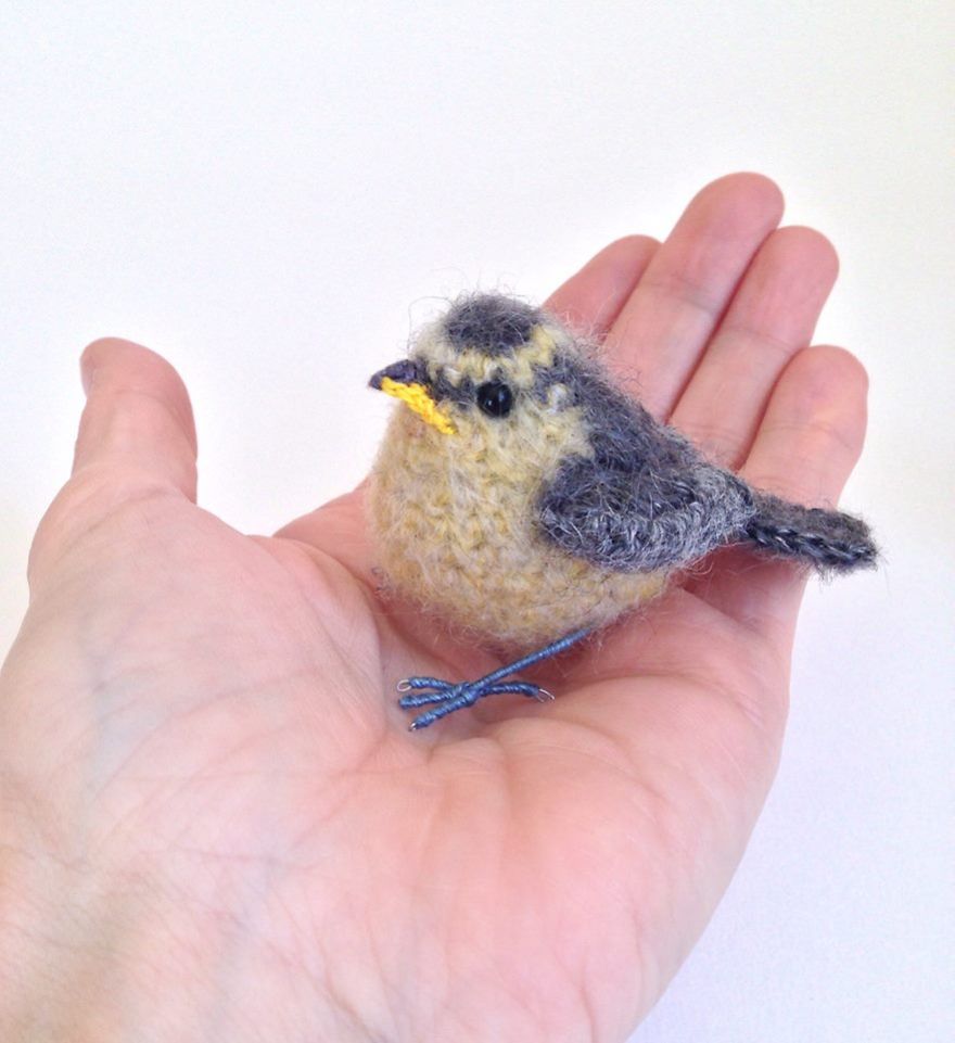 I Make Realistic Crocheted Birds Out Of Wool I Make Realistic Crocheted Birds Out Of Wool