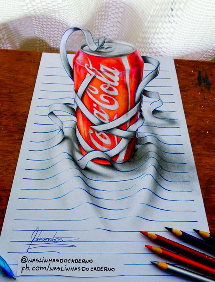 16-Year-Old Artist Creates 3D Doodles That Leap Off The Page