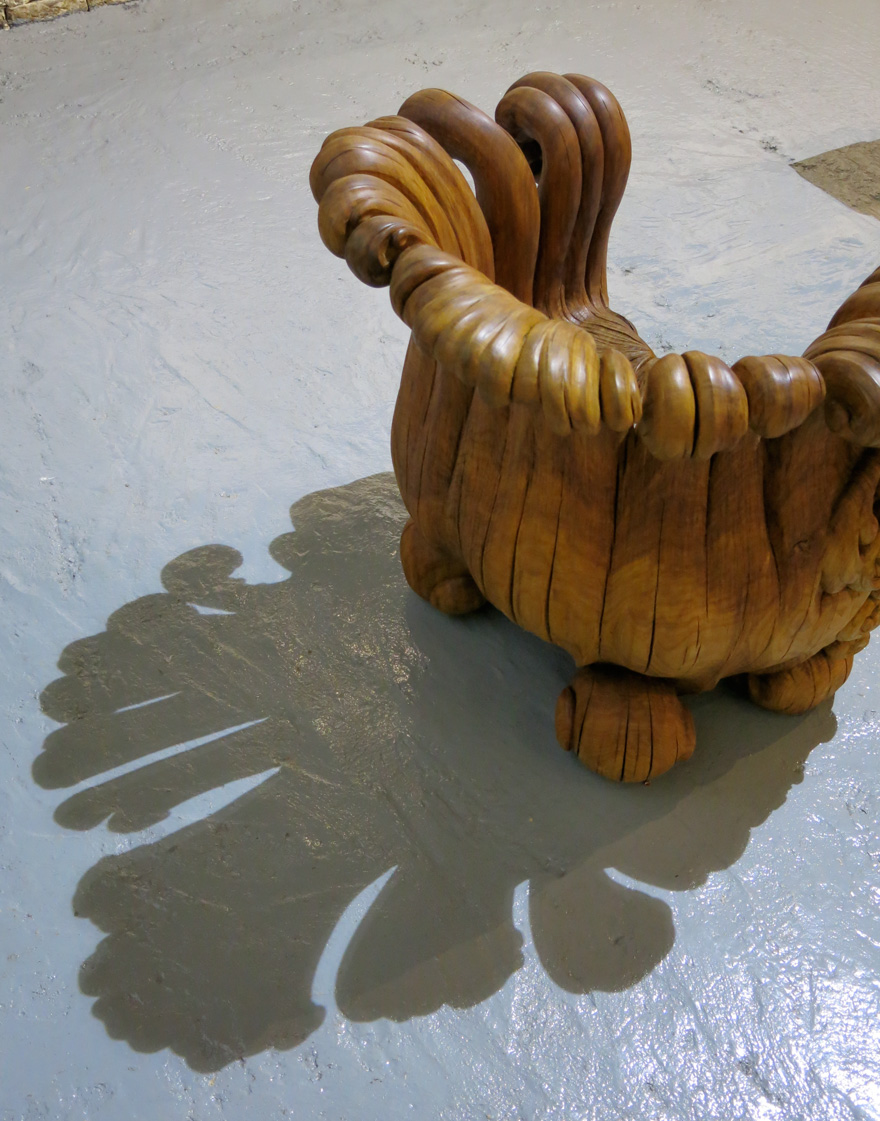 Stunning Chair Carved From A Single Oak Stump By Alex Johnson (10 Pics)