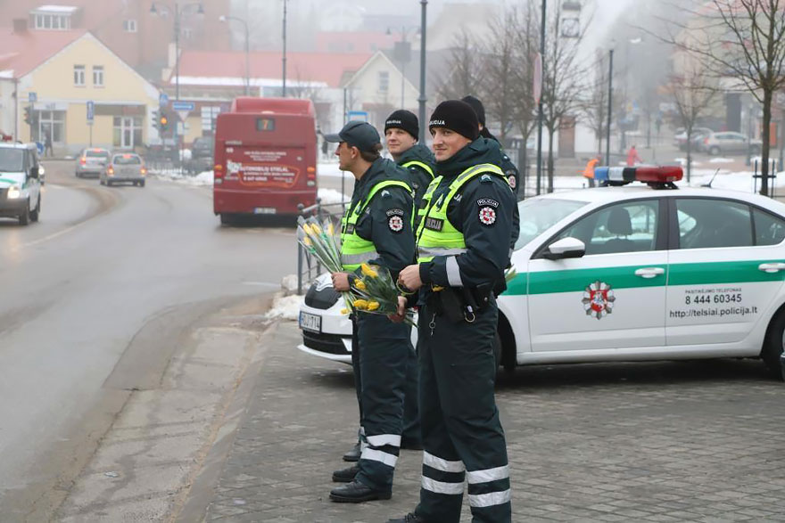 What Lithuanian Police Officers Do On International Women&#8217;s Day