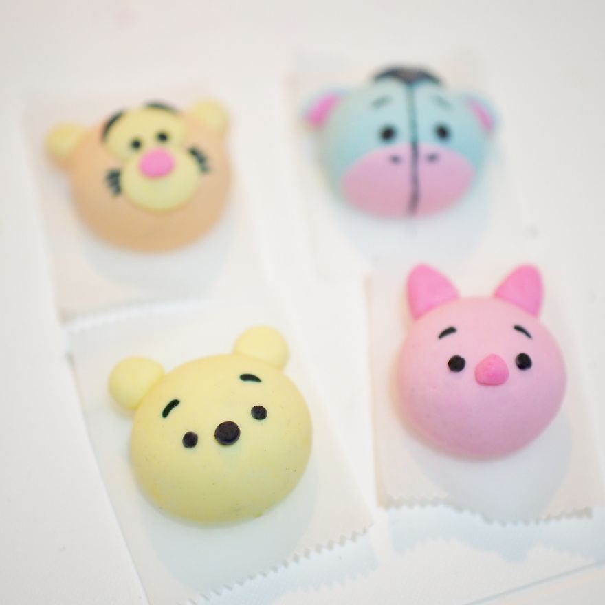How I Make Winnie The Pooh Inspired Rice Dumplings