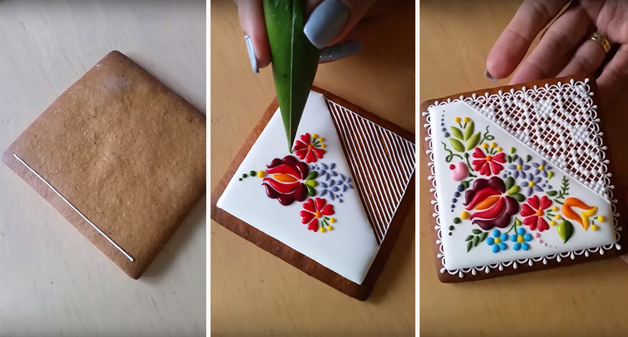 Hungarian Chef Turns Ordinary Cookies Into Stunning Embroidery-Inspired Art