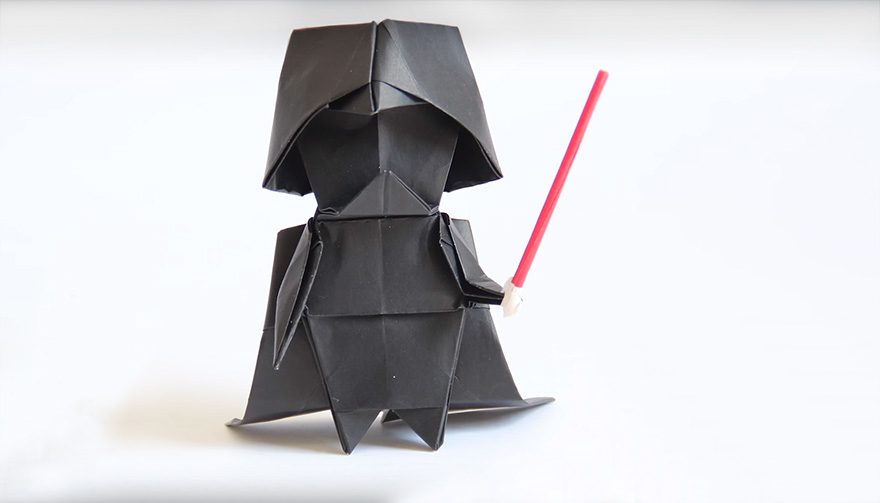How To Make An Origami Darth Vader How To Make An Origami Darth Vader