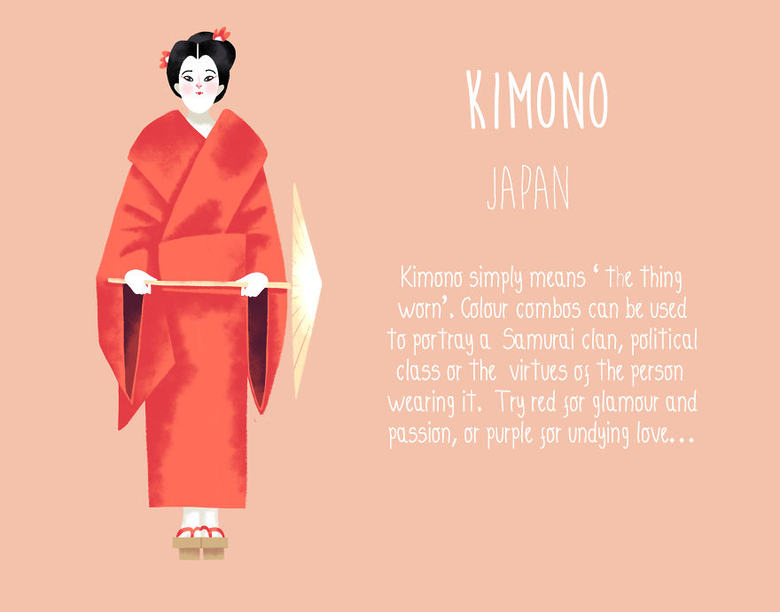 We Sketched 15 Unusual Fashion Traditions From Around The Globe