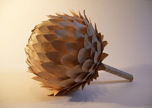 Old Books Repurposed Into Paper Cups And Saucers By Cecilia Levy Old Books Repurposed Into Paper Cups And Saucers By Cecilia Levy