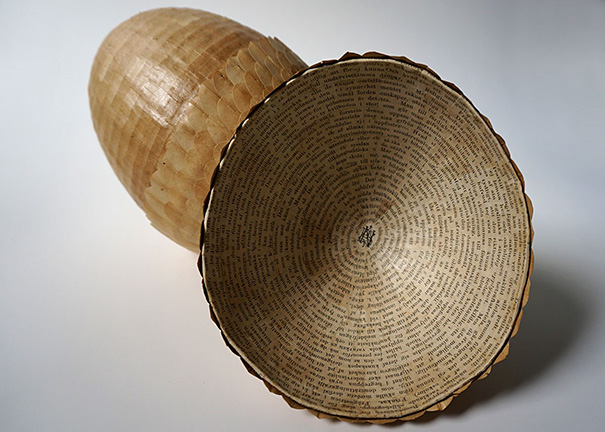 Old Books Repurposed Into Paper Cups And Saucers By Cecilia Levy Old Books Repurposed Into Paper Cups And Saucers By Cecilia Levy