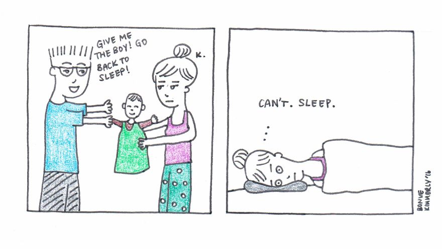 Our Life As New Parents Told Through My Crappy Cartoons