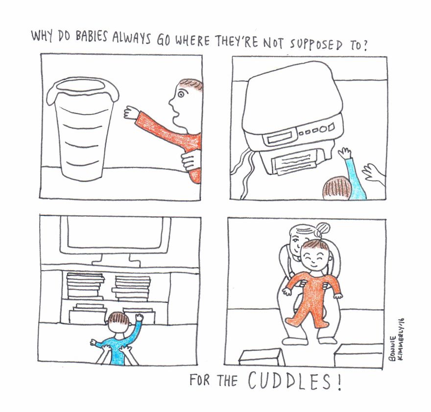 Our Life As New Parents Told Through My Crappy Cartoons