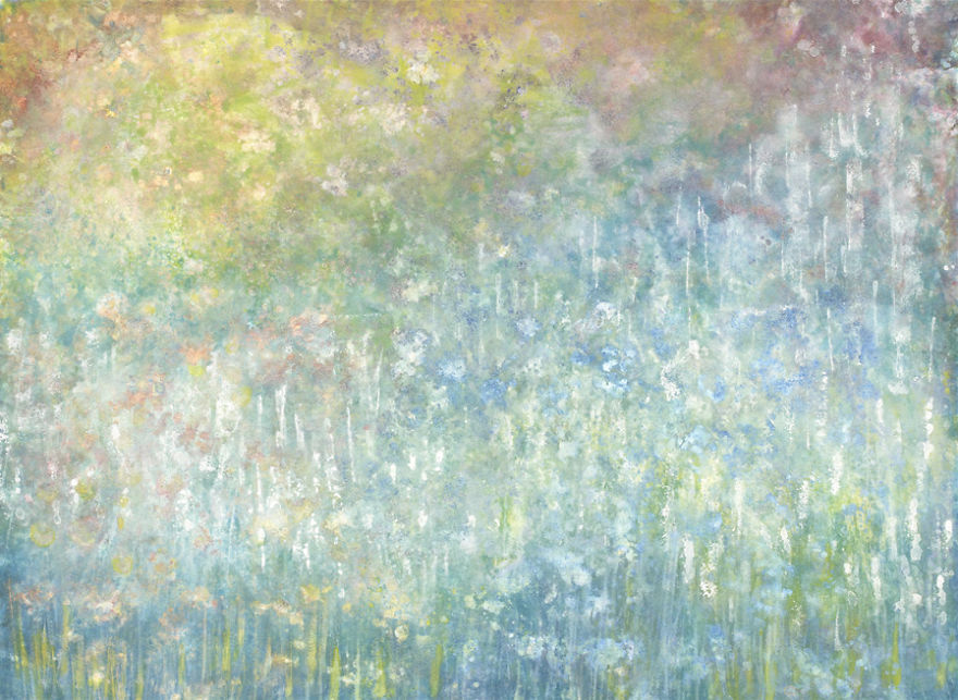 My 6-Year-Old With Autism Creates Stunning Art And Angelina Jolie Just Bought Her Painting!