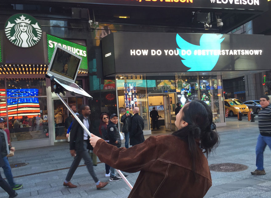 MacBook Selfie Sticks Are Even Funnier Than People Taking Photos With iPads