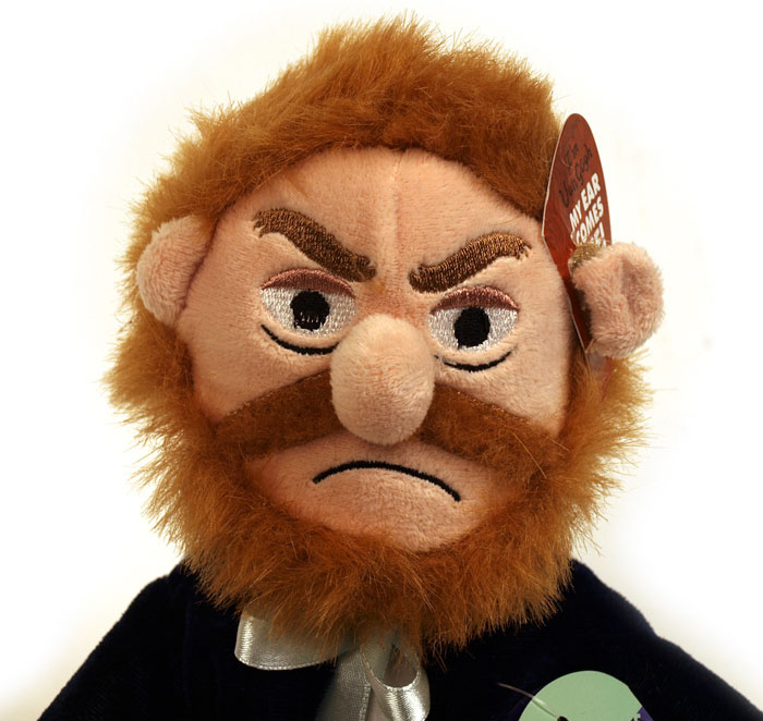 This Vincent Van Gogh Plush Toy Has A Detachable Ear This Vincent Van Gogh Plush Toy Has A Detachable Ear