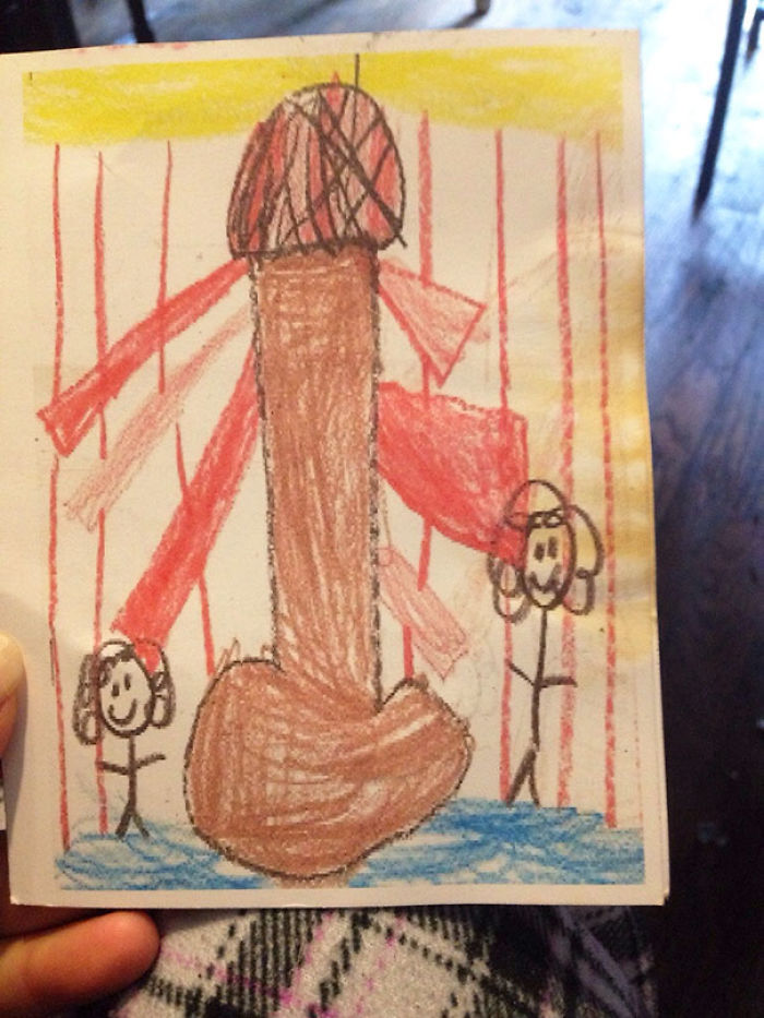 64 Hilariously Inappropriate Kids&#8217; Drawings