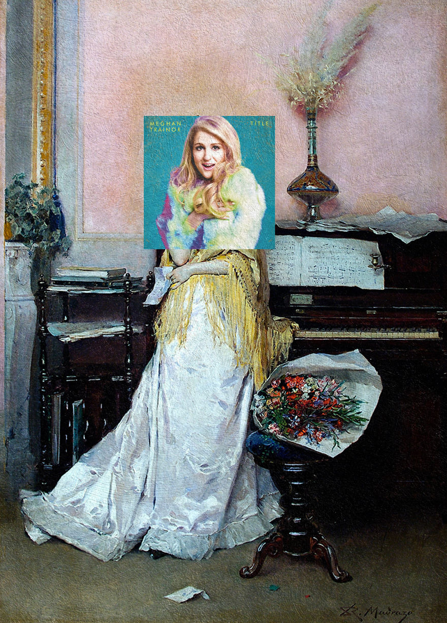 I Combine Album Covers With Classical Paintings