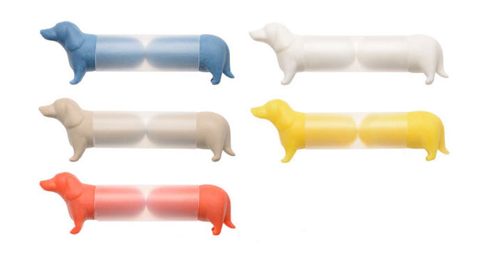 Dog-Shaped Earplugs That Look Like A Really Long Wiener Pup Dog-Shaped Earplugs That Look Like A Really Long Wiener Pup