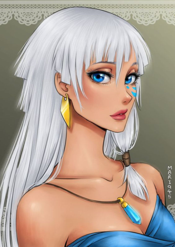 I Draw Disney Princesses As Anime Characters