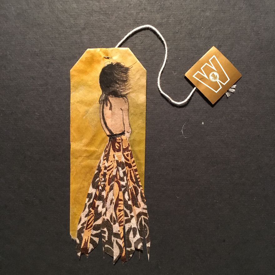 52 Weeks Of Tea: I Draw On Used Tea Bags 52 Weeks Of Tea: I Draw On Used Tea Bags