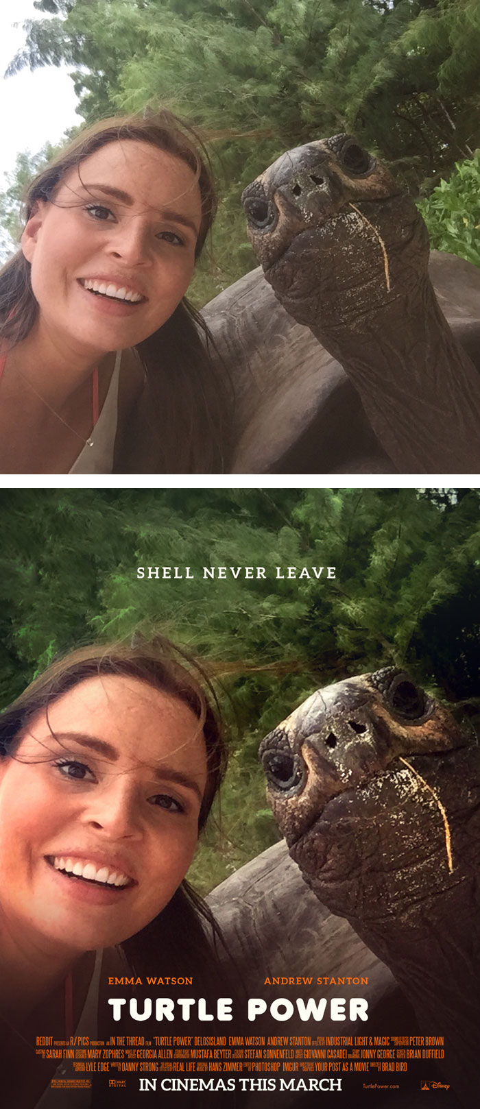 This Redditor Is Turning Random People&#8217;s Photos Into Movie Posters