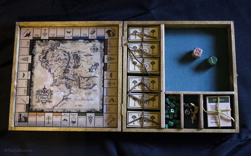 I Made A ‘Lord Of The Rings’ Monopoly Board I Made A ‘Lord Of The Rings’ Monopoly Board