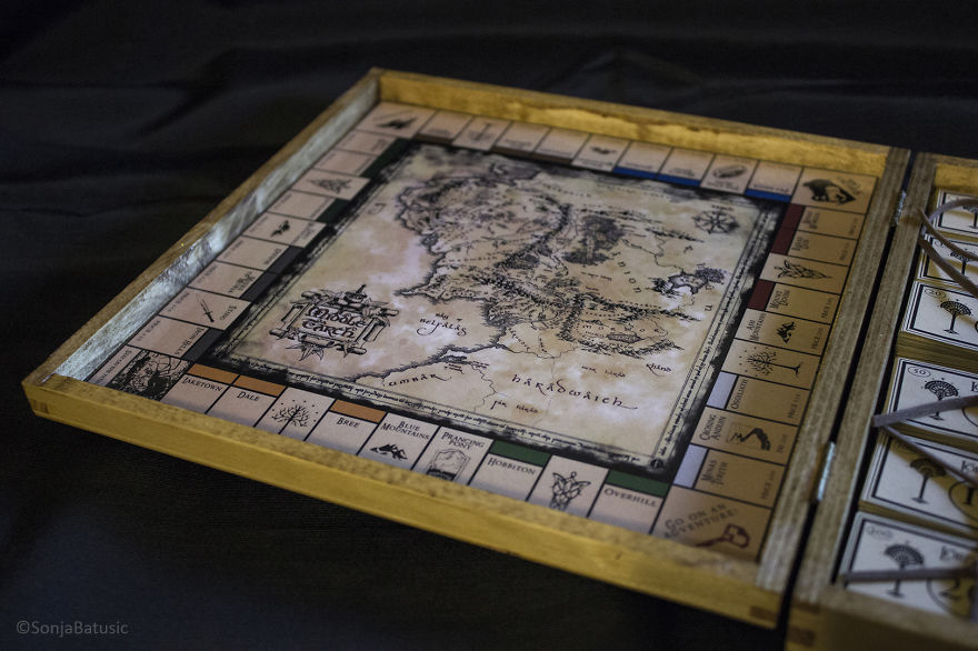 I Made A ‘Lord Of The Rings’ Monopoly Board I Made A ‘Lord Of The Rings’ Monopoly Board