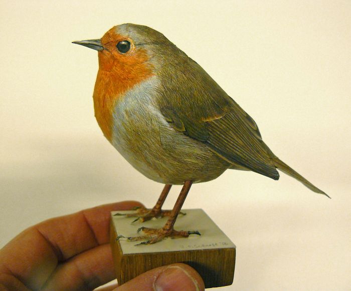 I Create Realistic Birds From Paper