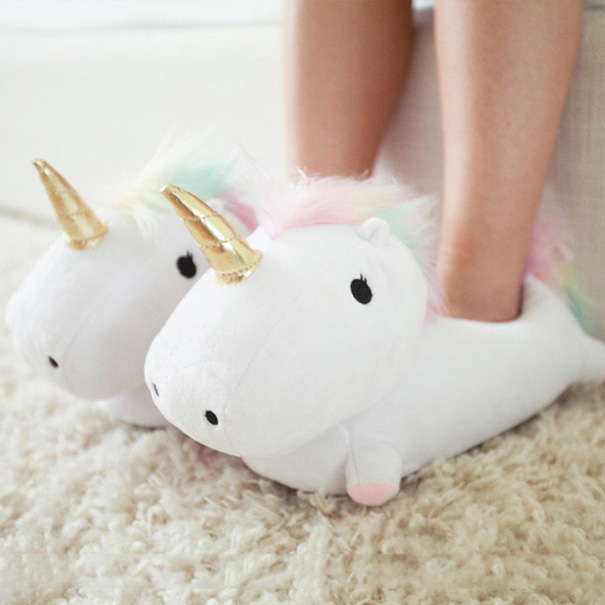 Unicorn Bedroom Slippers That Light Up When You Walk