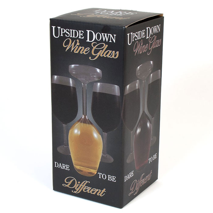 An Upside Down Wine Glass To Confuse Your Friends An Upside Down Wine Glass To Confuse Your Friends