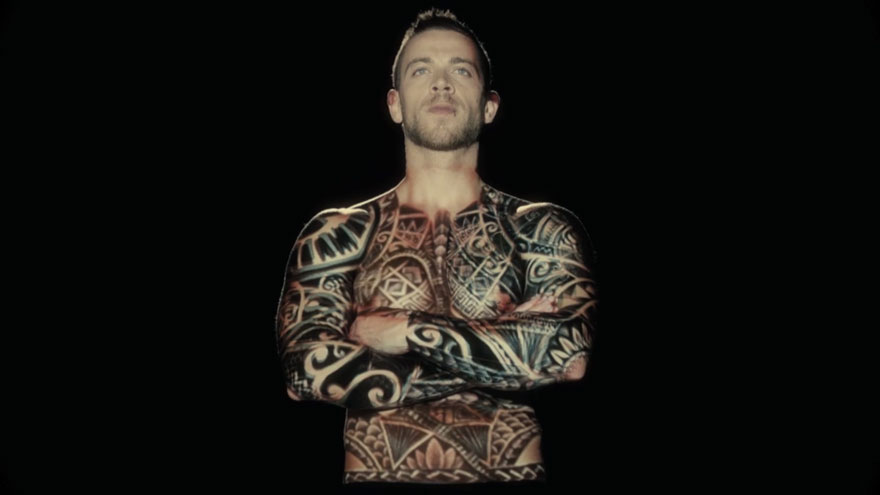 Ink Mapping Brings Tattoos To Life Right On Human Skin Ink Mapping Brings Tattoos To Life Right On Human Skin