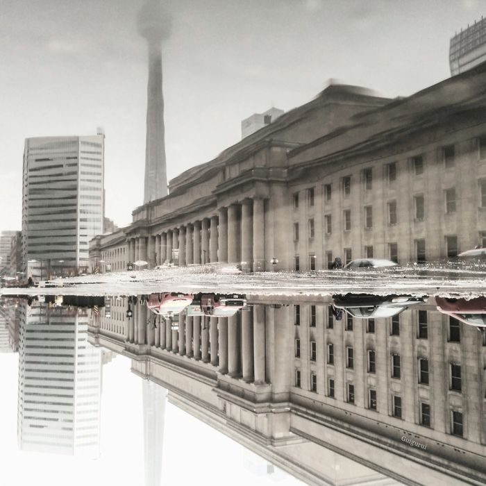 The Parallel Worlds Of Puddles In Toronto