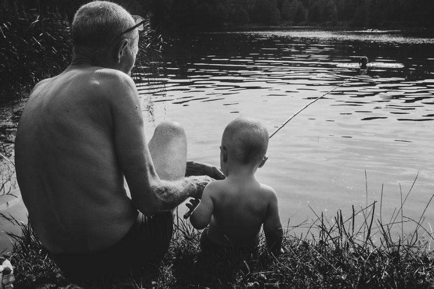 Perfect Grandad: I Documented My Dad Spending Time With My Little Monsters