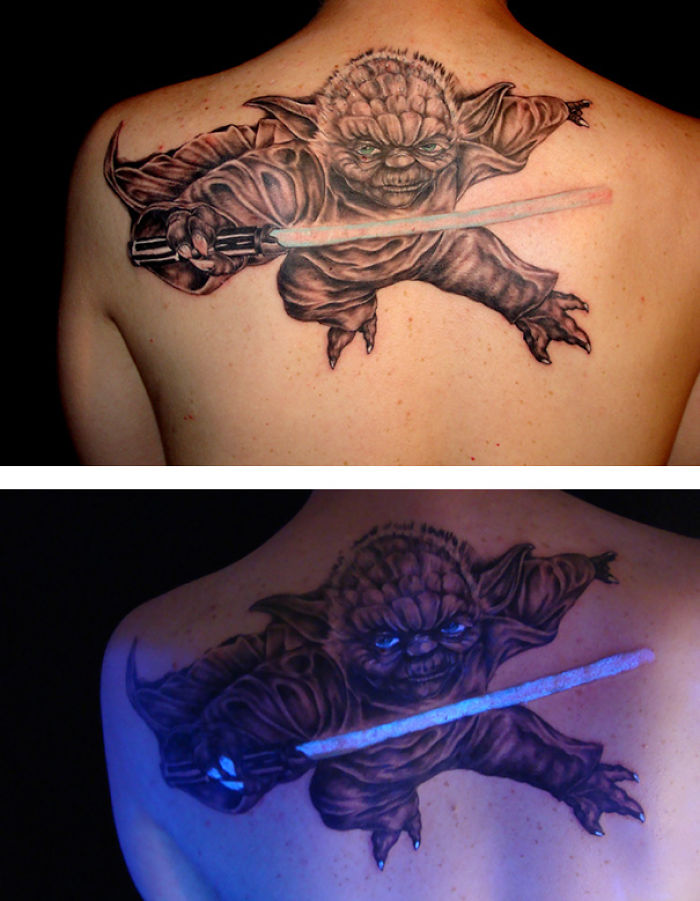 49 Awesome Glow In The Dark Tattoos Visible Under Black Light 49 Awesome Glow In The Dark Tattoos Visible Under Black Light