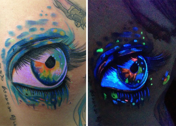49 Awesome Glow In The Dark Tattoos Visible Under Black Light 49 Awesome Glow In The Dark Tattoos Visible Under Black Light