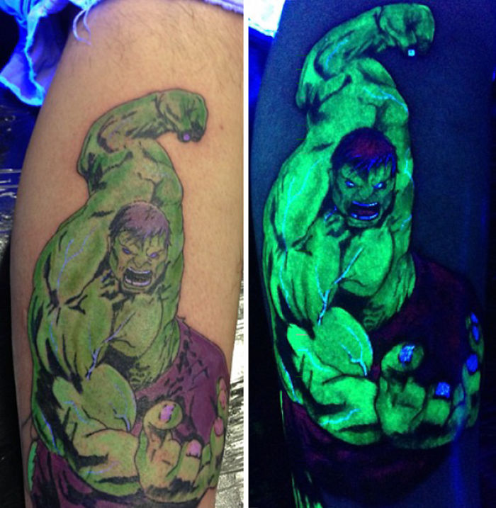 49 Awesome Glow In The Dark Tattoos Visible Under Black Light 49 Awesome Glow In The Dark Tattoos Visible Under Black Light
