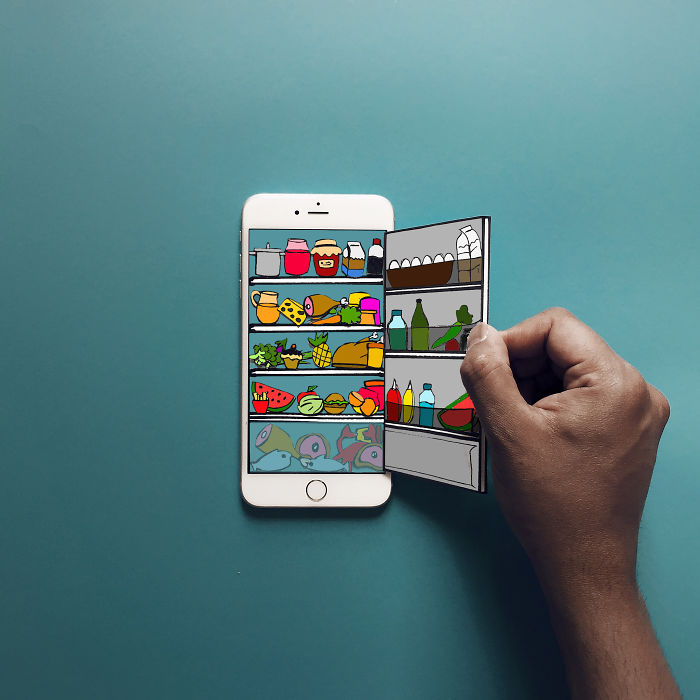 I Create Fun Scenes Using My Iphone And Some Paper I Create Fun Scenes Using My Iphone And Some Paper