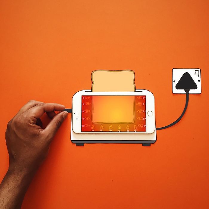 I Create Fun Scenes Using My Iphone And Some Paper I Create Fun Scenes Using My Iphone And Some Paper