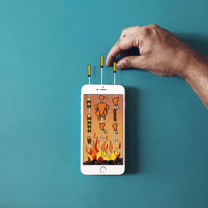 I Create Fun Scenes Using My Iphone And Some Paper I Create Fun Scenes Using My Iphone And Some Paper