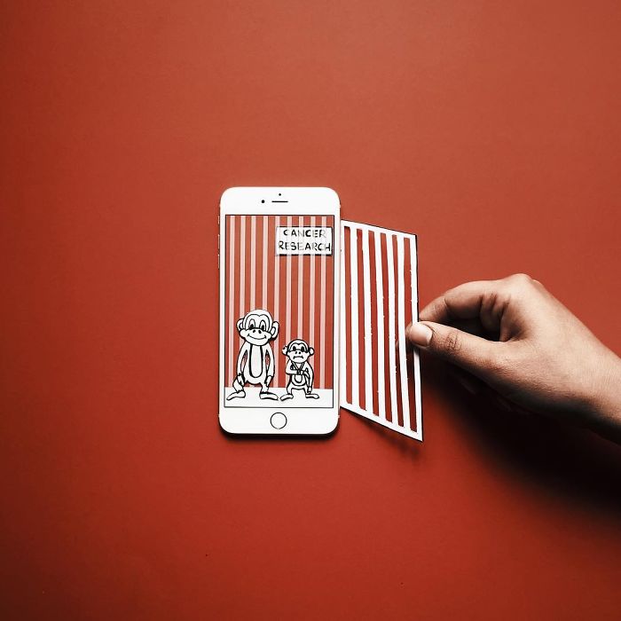 I Create Fun Scenes Using My Iphone And Some Paper I Create Fun Scenes Using My Iphone And Some Paper