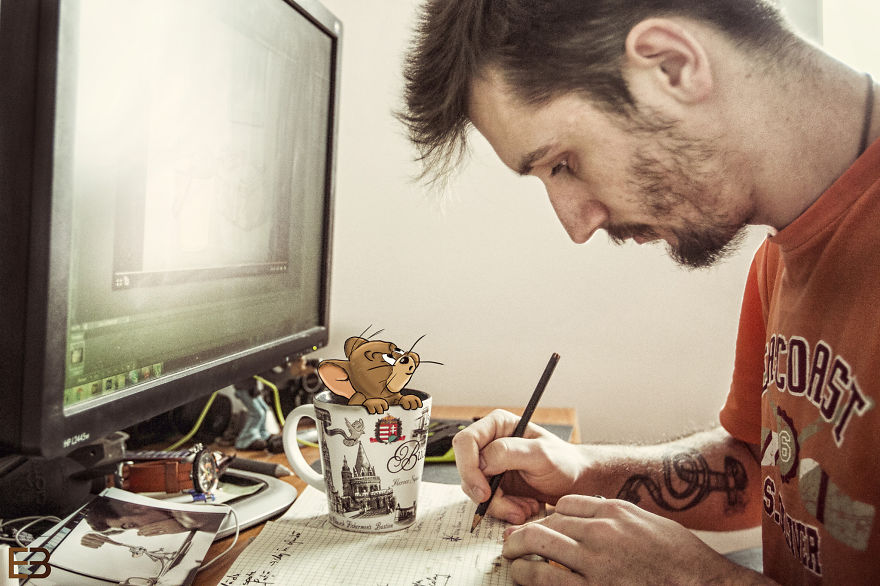 I Was Bored, So I Drew Some Friends: Meet Jerry And Nibbles I Was Bored, So I Drew Some Friends: Meet Jerry And Nibbles