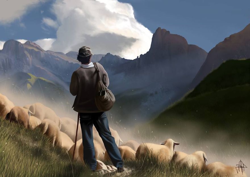 I Spent Thousands Of Hours Using My Fingers To Create Photorealistic Art I Spent Thousands Of Hours Using My Fingers To Create Photorealistic Art