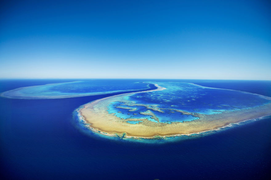 I Captured Breathtaking Sea And Sand Patterns From A Helicopter (Can You Find The Hidden Dolphin?)