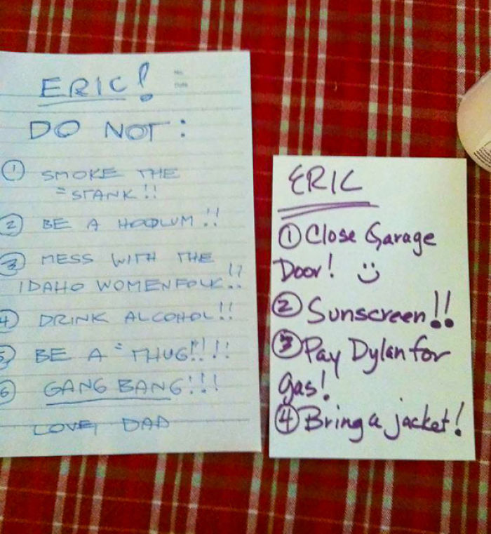 54 Of The Funniest Notes From Moms And Dads 54 Of The Funniest Notes From Moms And Dads